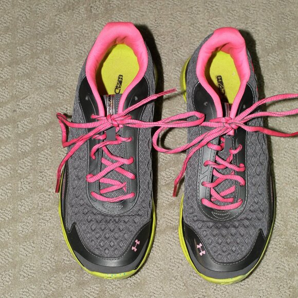 RARE! Under Armour Spine Ion Mask Women's Sz 8 Running Sneakers 1238325-019 - Picture 2 of 6